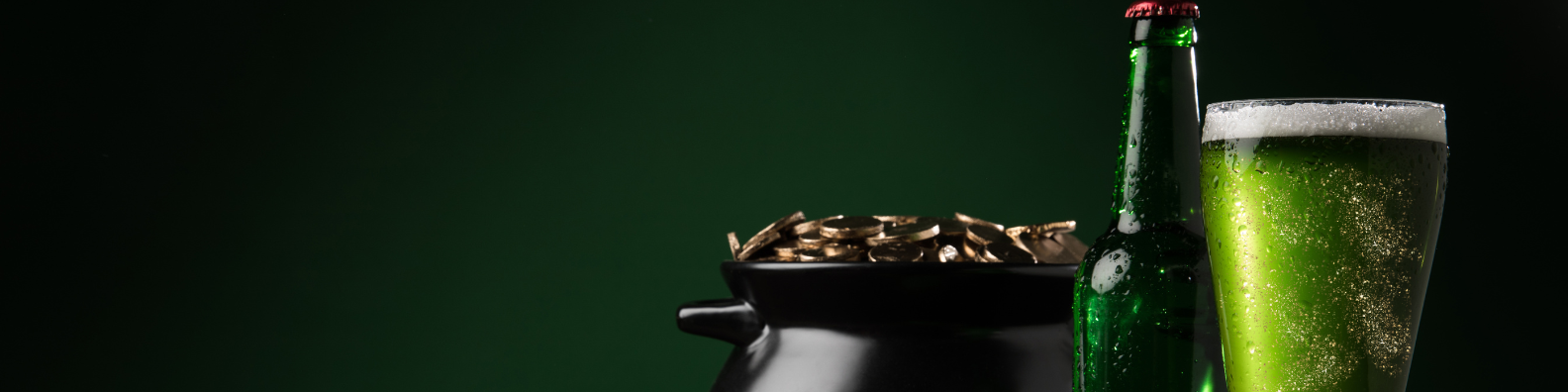 Celebrate St. Patrick's Day with Stunning Green and Gold Drinks