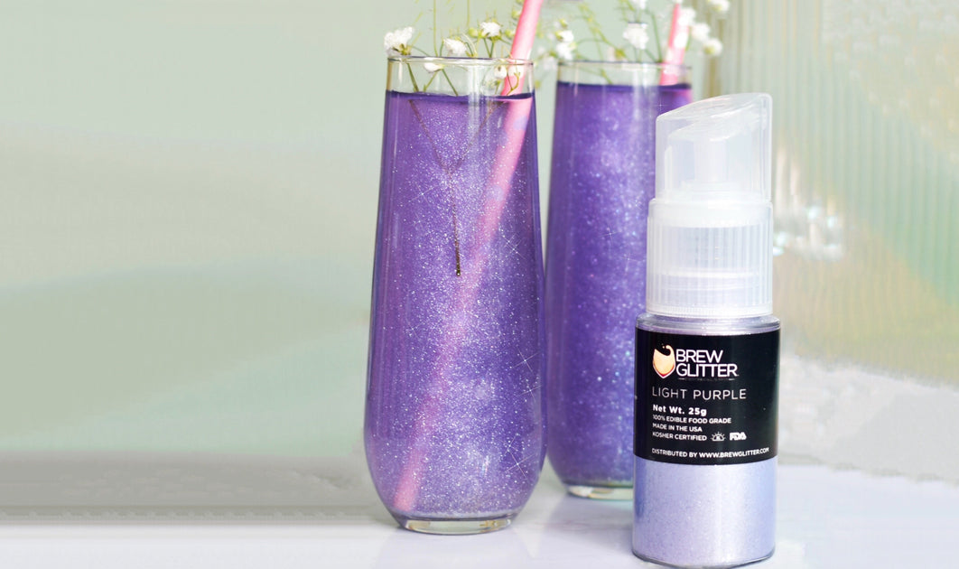 Buy Light Purple Brew Glitter  Edible Glitter for Sports Drinks