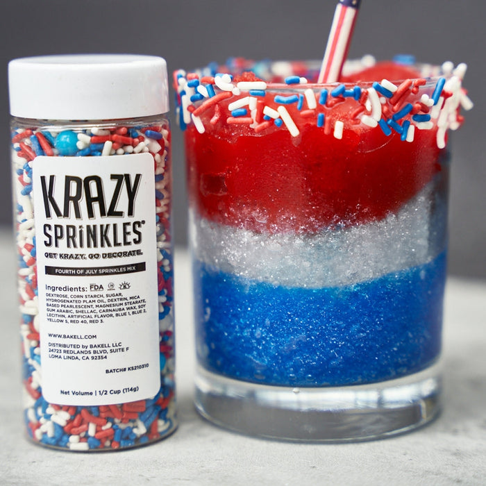 Sparkling 4th of July Red, White, and Blue Daiquiri-Brew Glitter®