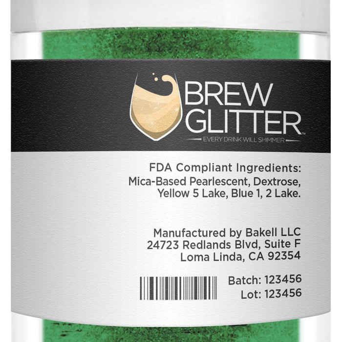Green Brew Glitter | Liquor & Spirits Glitter-Brew Glitter®
