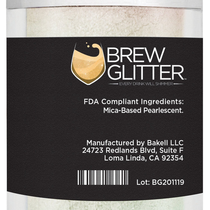 Green Iridescent Brew Glitter | Food Grade Beverage Glitter-Brew Glitter®