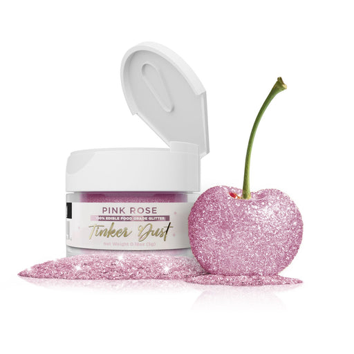Pink Rose Tinker Dust Edible Glitter | Food Grade Glitter-Brew Glitter®