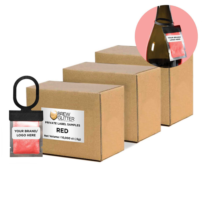 Red Brew Glitter® Necker | Private Label-Brew Glitter®