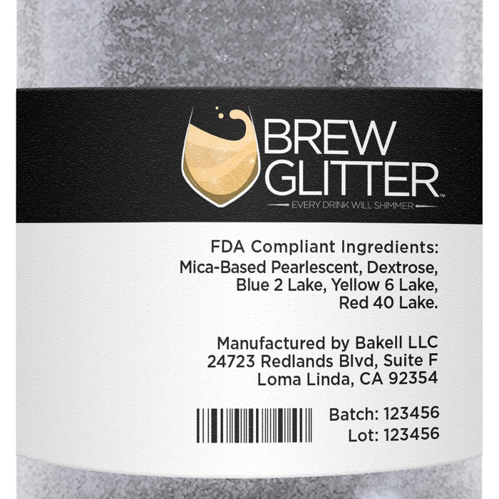 Silver Brew Glitter | Cocktail Beverage Glitter-Brew Glitter®