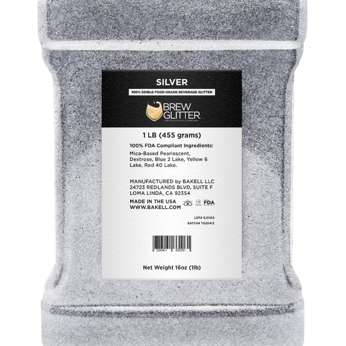 Silver Brew Glitter | Cocktail Beverage Glitter-Brew Glitter®
