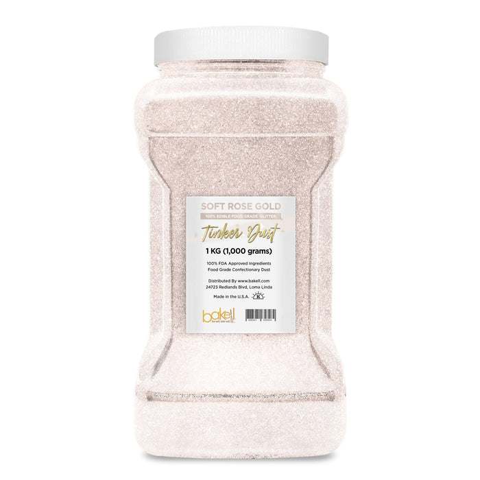 Soft Rose Gold Tinker Dust Edible Glitter | Food Grade Glitter-Brew Glitter®