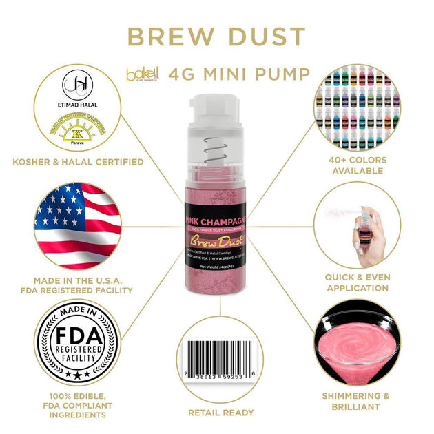 Buy Deep Pink Edible Brew Dust, $$7.98 USD