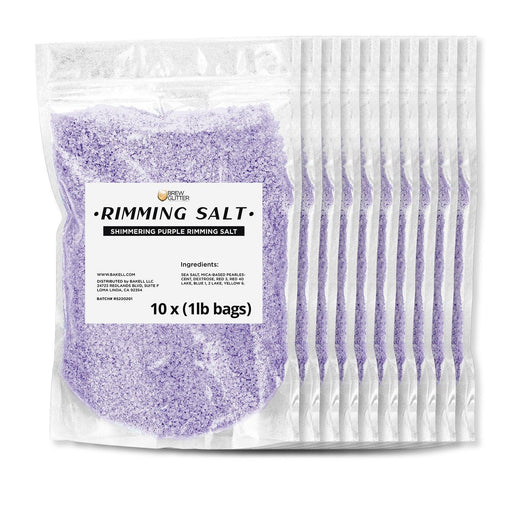 Shimmering Purple Rimming Salt | Bulk Sizes-Brew Glitter®