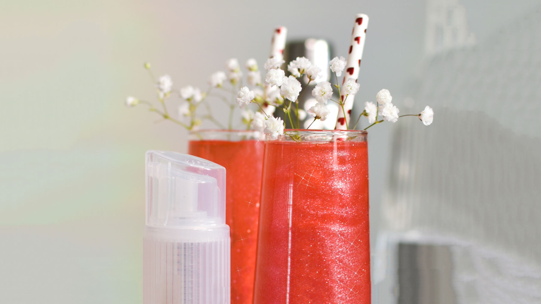 Cranberry Cocktail using Red Brew Glitter-Brew Glitter®