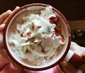 The Ultimate Glittery Hot Chocolate for Holiday Parties!