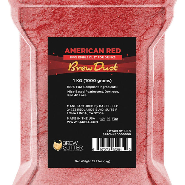American Red Brew Dust by the Case-Brew Glitter®