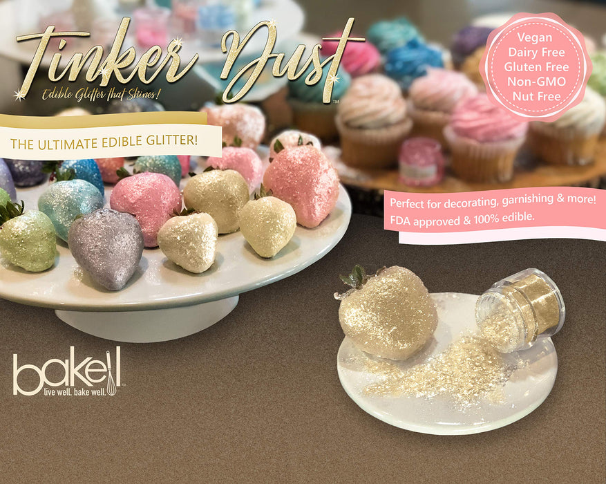 Antique Rose Gold Edible Glitter Tinker Dust | 5 Gram Jar-Brew Glitter®