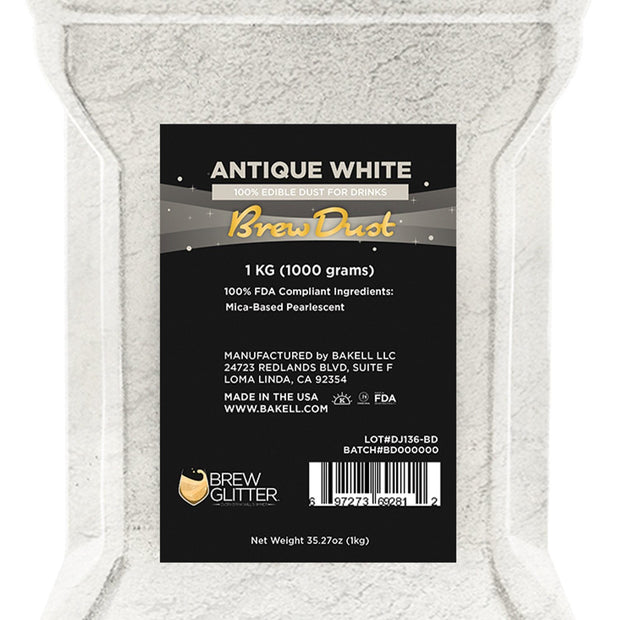 Antique White Brew Dust by the Case-Brew Glitter®