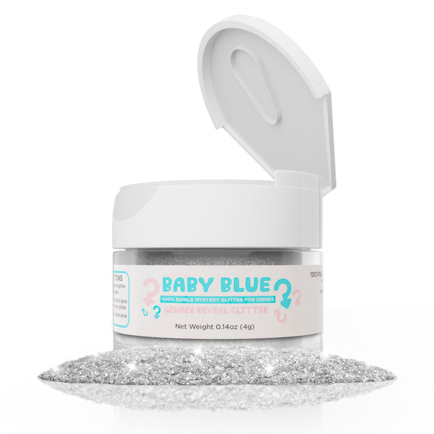 Baby Blue Edible Gender Reveal Beverage Glitter-Brew Glitter®