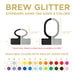 Black Brew Glitter® Necker | Wholesale-Brew Glitter®