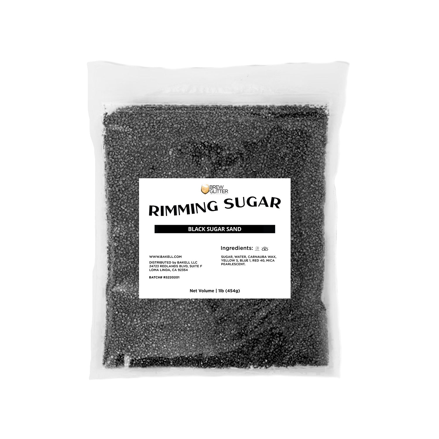 Black Cocktail Rimming Sugar-Brew Glitter®