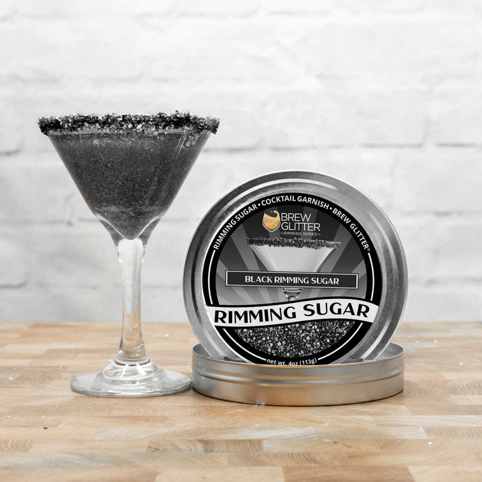 Black Cocktail Rimming Sugar-Brew Glitter®