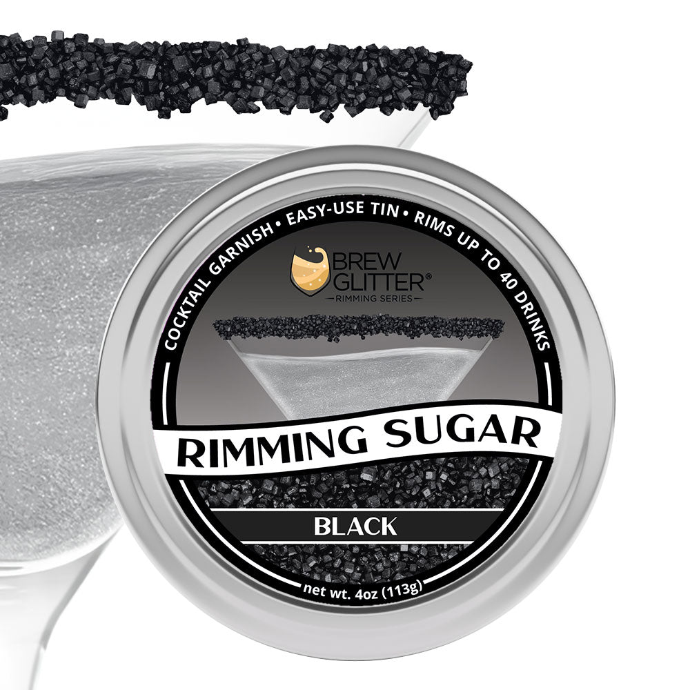 Black Cocktail Rimming Sugar-Brew Glitter®