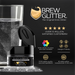 Black Shimmer Brew Glitter | Mini Pump Wholesale by the Case-Brew Glitter®