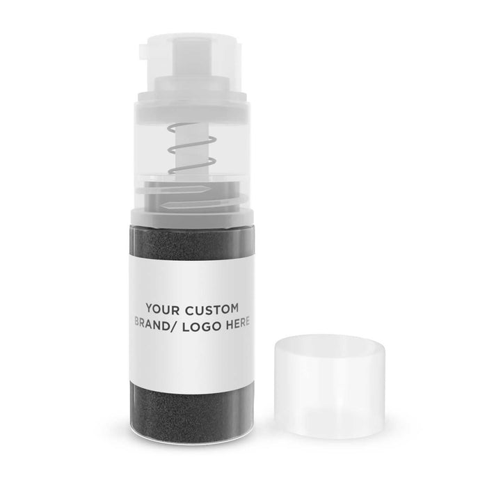 Black Shimmer Brew Glitter Mini Spray Pump by the Case | Private Label-Brew Glitter®