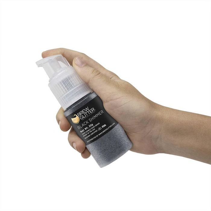 Black Shimmer Brew Glitter Spray Pump by the Case-Brew Glitter®