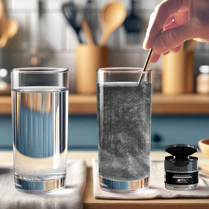 Black Shimmer Brew Glitter Spray Pump by the Case | Private Label-Brew Glitter®