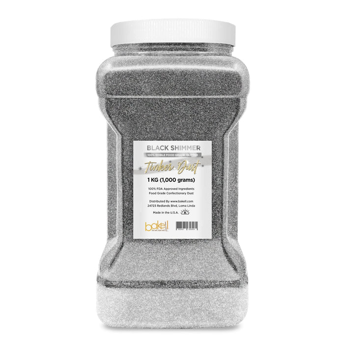 Black Tinker Dust Food Grade Edible Glitter | Bulk Sizes-Brew Glitter®