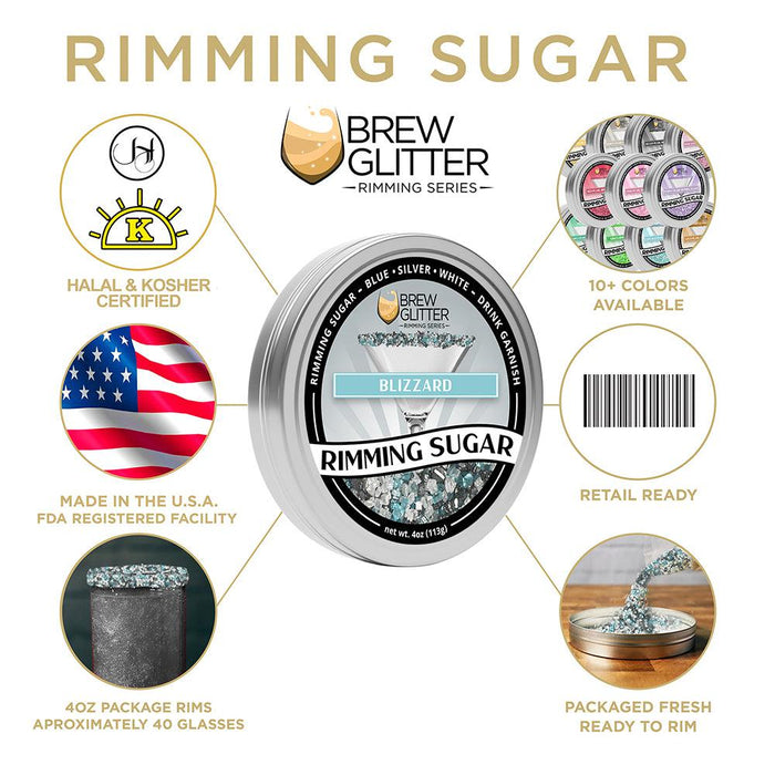 Blizzard Rimming Sugar-Brew Glitter®