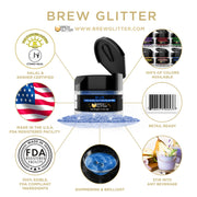 Buy Blue Brew Glitter - Edible Blue Alcohol Glitters, $$9.89 USD