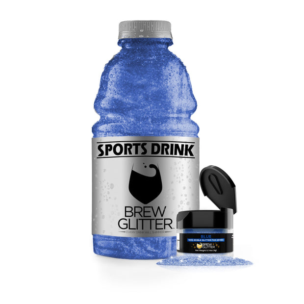 Blue Brew Glitter | Edible Glitter for Sports Drinks & Energy Drinks-Brew Glitter®