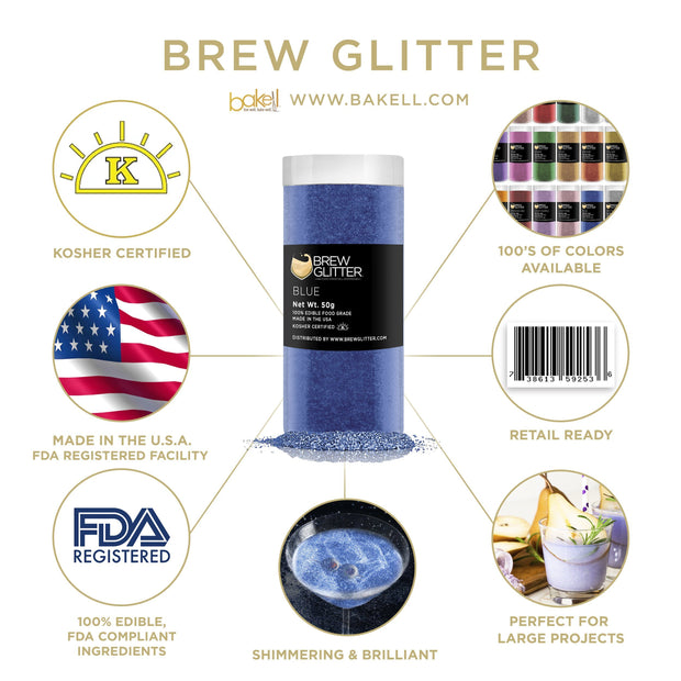Blue Brew Glitter | Iced Tea Glitter-Brew Glitter®