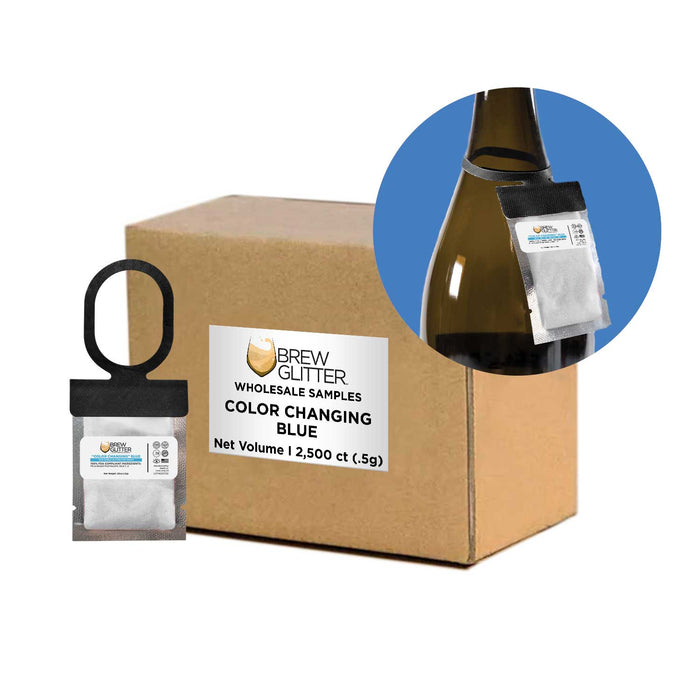 Blue Color Changing Brew Glitter® Necker | Wholesale-Brew Glitter®