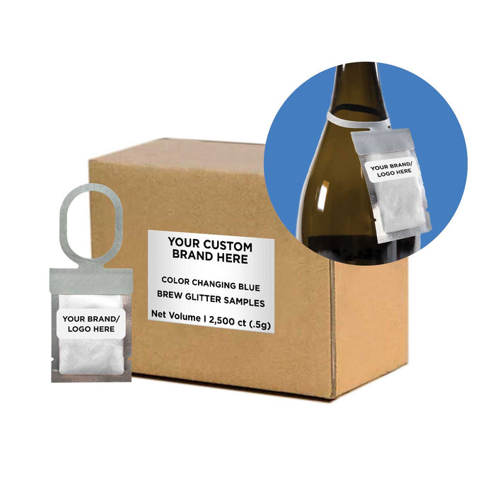 Blue Color Changing Brew Glitter® Necker | Wholesale-Brew Glitter®
