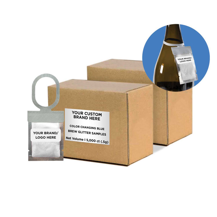 Blue Color Changing Brew Glitter® Necker | Wholesale-Brew Glitter®