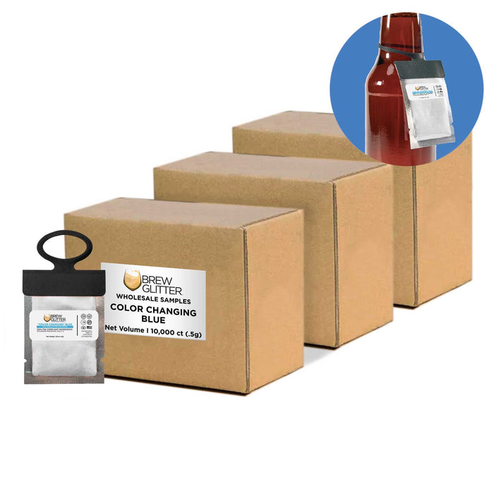 Blue Color Changing Brew Glitter® Necker | Wholesale-Brew Glitter®