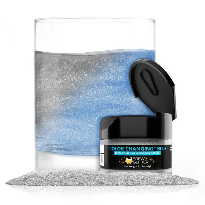 Blue Edible Color Changing Brew Glitter | 4 Gram Jar-Brew Glitter®