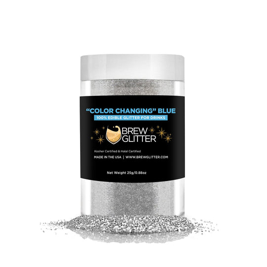 Blue Edible Color Changing Brew Glitter | Bulk Size-Brew Glitter®