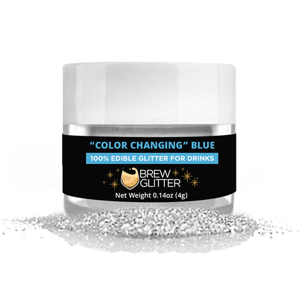 Blue Edible Color Changing Brew Glitter | Iced Tea Glitter-Brew Glitter®