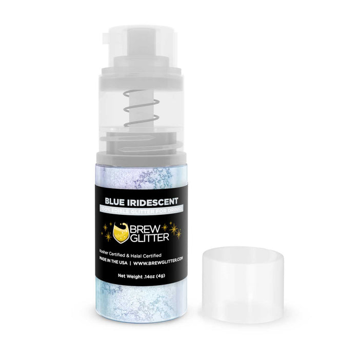 Blue Iridescent Brew Glitter | Mini Pump Wholesale by the Case-Brew Glitter®