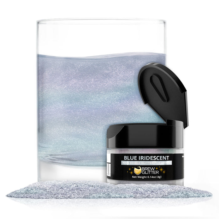 Blue Iridescent Food Grade Brew Glitter | 4 Gram Jar-Brew Glitter®