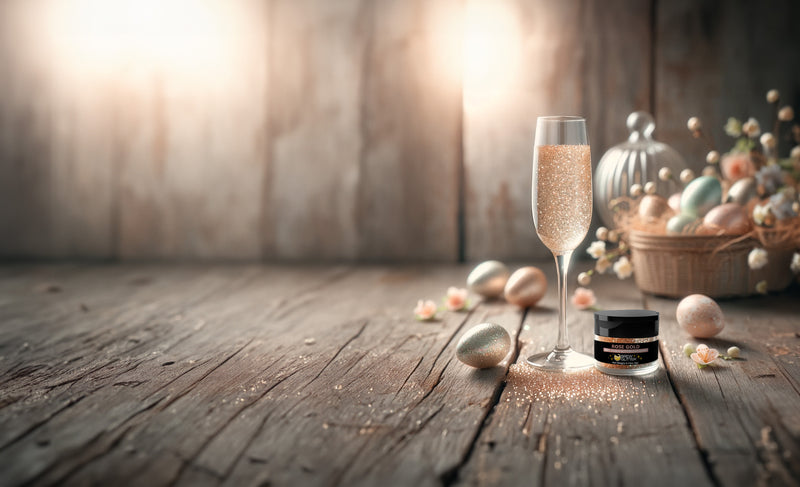 Rose Gold Drink Glitter Easter Sale