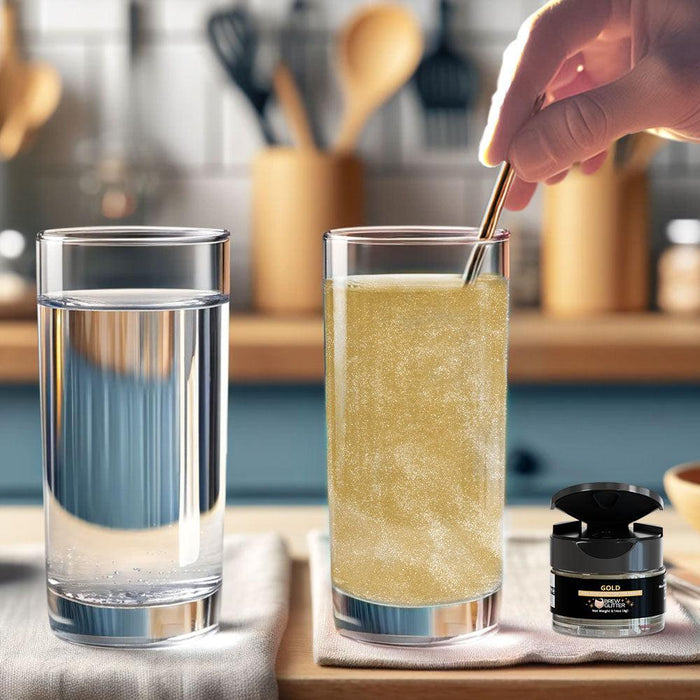 Bright Gold Edible Glitter Spray 4g Pump | Tinker Dust®-Brew Glitter®