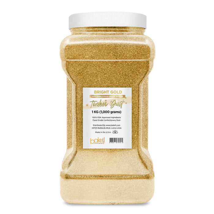 Bright Gold Tinker Dust Food Grade Edible Glitter | Bulk Sizes-Brew Glitter®