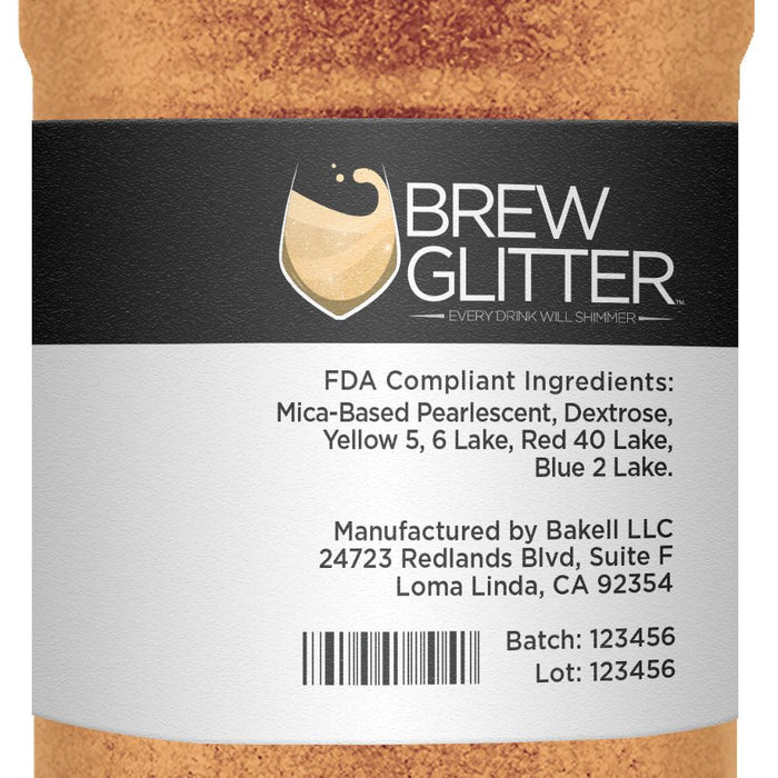 Bronze Brew Glitter | Food Grade Beverage Glitter-Brew Glitter®