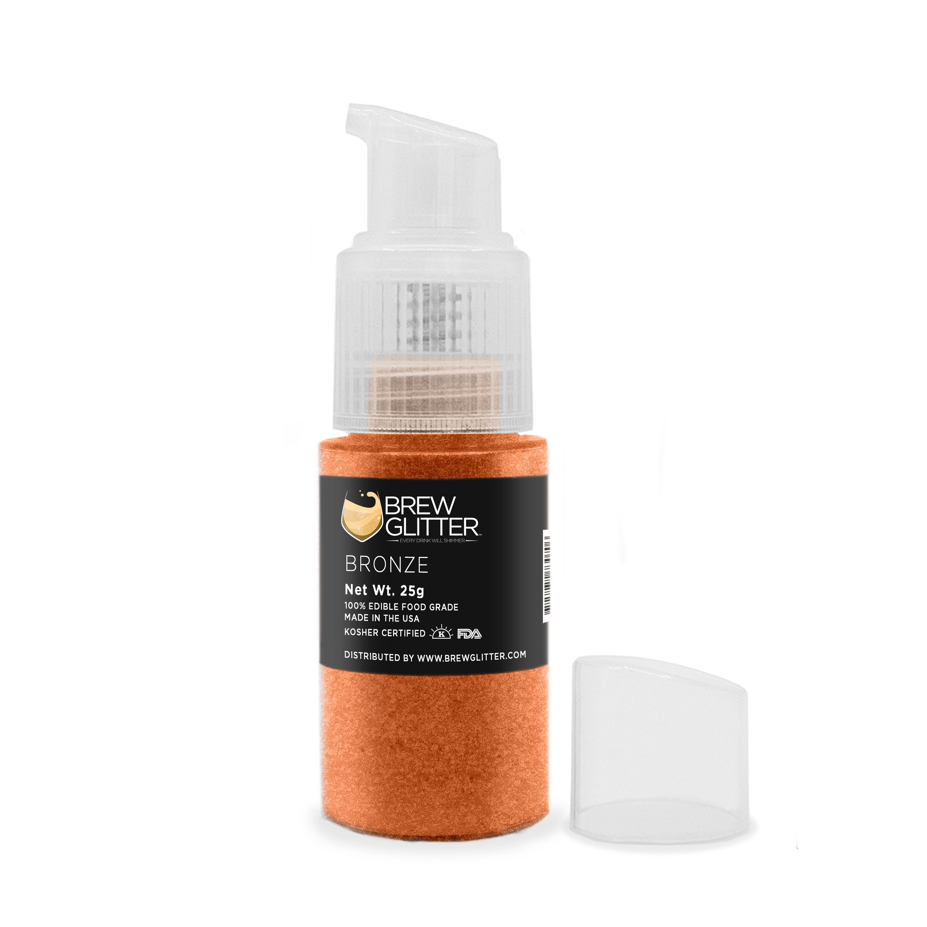 Bronze Edible Glitter Spray Pump for Drinks-Brew Glitter®