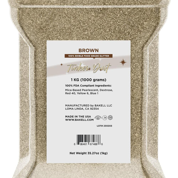 Brown Tinker Dust Edible Glitter | Food Grade Glitter-Brew Glitter®