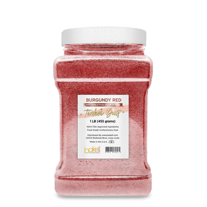 Burgundy Red Tinker Dust Food Grade Edible Glitter | Bulk Sizes-Brew Glitter®