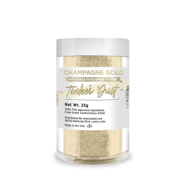 Champagne Gold Tinker Dust Edible Glitter | Food Grade Glitter-Brew Glitter®