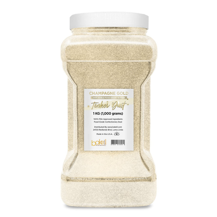 Champagne Gold Tinker Dust Food Grade Edible Glitter | Bulk Sizes-Brew Glitter®