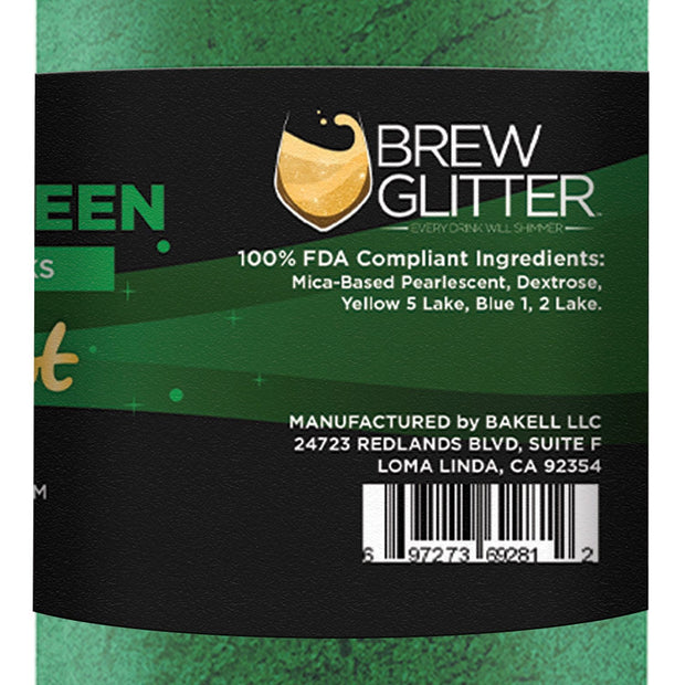 Christmas Green Brew Dust by the Case-Brew Glitter®